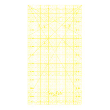 Rastrové pravítko 6.5"x12" E6512-YW žluté