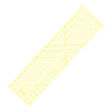 Rastrové pravítko 6.5"x24" E6524-YW žluté