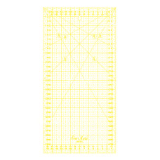 Rastrové pravítko na patchwork 16x32cm M1632-YW žluté