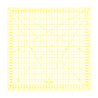 Rastrové pravítko 30x30cm M3030-YW žluté