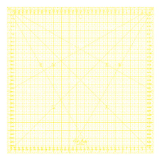 Rastrové pravítko 38x38cm M3838-YW žluté