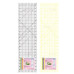 Rastrové pravítko 6.5"x24" E6524-YW žluté