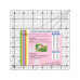 Rastrové pravítko na patchwork 6.5"x6.5" E6565-BK černé