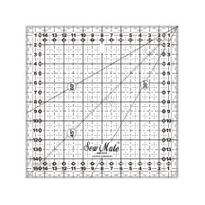 Rastrové pravítko 16x16cm M1616-BK černé