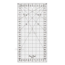 Rastrové pravítko 16x32cm M1632-BK černé