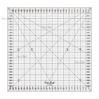 Rastrové pravítko na patchwork 30x30cm M3030-BK černé