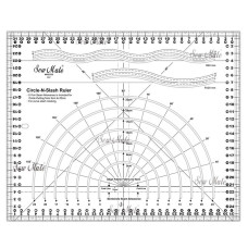 Rastrové pravítko 32x26cm MCS23-BK černé