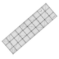 Rastrové pravítko 15x50cm M1550-BK černé