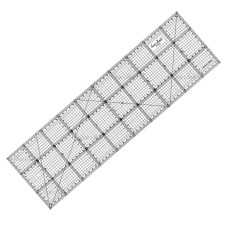 Rastrové pravítko 15x50cm M1550-BK černé