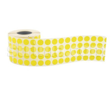 Značkovací kolečka, etikety 10mm, žluté, 5000ks