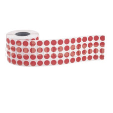 Značkovací kolečka, etikety 10mm, červené, 5000ks