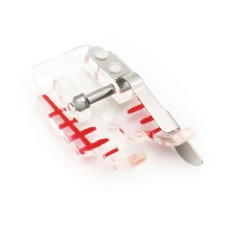 Patka na patchwork 6 mm s vodičem průhledná pro Husqvarnu 412927445N Patka na patchwork 6 mm s vodičem průhledná pro Husqvarnu 412927445N