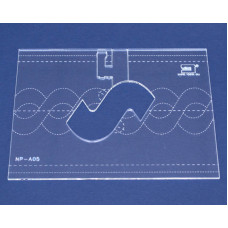 Quiltovací pravítko bordura provaz NP-A05 Quiltovací pravítko bordura provaz NP-A05