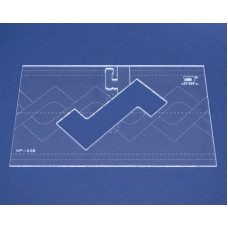 Quiltovací pravítko bordura uzly NP-A08 Quiltovací pravítko bordura uzly NP-A08