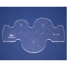 Quiltovací pravítko kruhy NP-K5 Quiltovací pravítko kruhy NP-K5