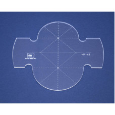 Quiltovací pravítko kruhy NP-K6 Quiltovací pravítko kruhy NP-K6