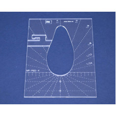 Quiltovací pravítko pero 4" NP-P02-4 Quiltovací pravítko pero 4" NP-P02-4