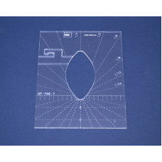 Quiltovací pravítko list 3" NP-P06-3 Quiltovací pravítko list 3" NP-P06-3