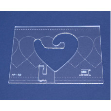 Quiltovací pravítko bordura srdce NP-S2 Quiltovací pravítko bordura srdce NP-S2