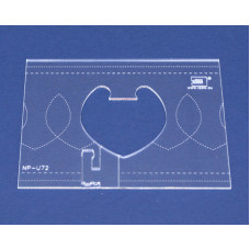 Quiltovací pravítko bordura smyčky NP-U72 Quiltovací pravítko bordura smyčky NP-U72