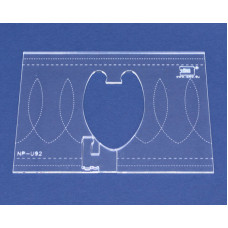 Quiltovací pravítko bordura smyčky NP-U92 Quiltovací pravítko bordura smyčky NP-U92