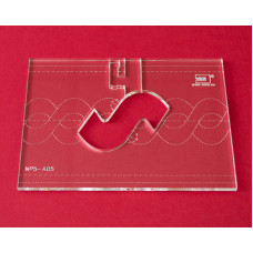 Quiltovací pravítko bordura provaz NP5-A05 (5 mm) Quiltovací pravítko bordura provaz NP5-A05 (5 mm)