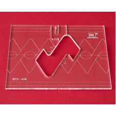 Quiltovací pravítko bordura uzly NP5-A06 (5 mm) Quiltovací pravítko bordura uzly NP5-A06 (5 mm)