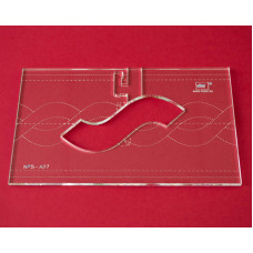 Quiltovací pravítko bordura provaz NP5-A07 (5 mm) Quiltovací pravítko bordura provaz NP5-A07 (5 mm)