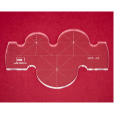 Quiltovací pravítko kruhy NP5-K5 (5 mm) Quiltovací pravítko kruhy NP5-K5 (5 mm)