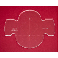 Quiltovací pravítko kruhy NP5-K6 (5 mm) Quiltovací pravítko kruhy NP5-K6 (5 mm)