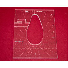 Quiltovací pravítko pero 4" NP5-P02-4 (5 mm) Quiltovací pravítko pero 4" NP5-P02-4 (5 mm)