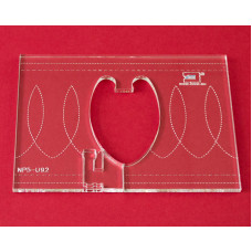 Quiltovací pravítko bordura smyčky NP5-U92 (5 mm) Quiltovací pravítko bordura smyčky NP5-U92 (5 mm)