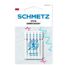 Jehly vyšívací 130/705 H-E V3S 75, 90 EMBROIDERY Jehly vyšívací 130/705 H-E V3S 75, 90 EMBROIDERY