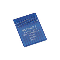 Strojové jehly pro průmyslové šicí stroje Schmetz 135X17 110 Strojové jehly pro průmyslové šicí stroje Schmetz 135X17 110