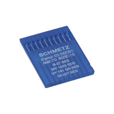 Strojové jehly pro průmyslové overlocky Schmetz B-27 SES 70 Strojové jehly pro průmyslové overlocky Schmetz B-27 SES 70