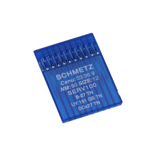 Strojové jehly pro průmyslové overlocky Schmetz B-27 TN 80, zlatá jehla Strojové jehly pro průmyslové overlocky Schmetz B-27 TN 80, zlatá jehla