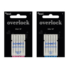 Speciální sada 10 jehel TEXI - SCHMETZ pro overlocky Speciální sada 10 jehel TEXI - SCHMETZ pro overlocky