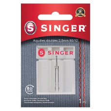 Dvojjehla univerzální Singer 2,5 mm 1x80 Dvojjehla univerzální Singer 2,5 mm 1x80