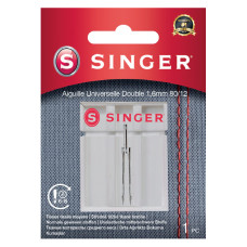 Dvojjehla univerzální Singer 1,6 mm 1x80 Dvojjehla univerzální Singer 1,6 mm 1x80
