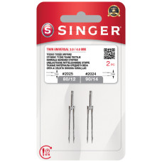Jehly Singer 2024/2025 - 80/12, 3,0 mm + 90/14, 4,0 mm - 2 ks - Twin