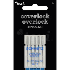 Jehly pro overlocky/coverlocky TEXI OVER/COVER ELX705 SUK CF 5x90 Jehly pro overlocky/coverlocky TEXI OVER/COVER ELX705 SUK CF 5x90