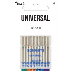 Univerzální jehly TEXI UNIVERSAL 130/705 H 10x70-100 Univerzální jehly TEXI UNIVERSAL 130/705 H 10x70-100