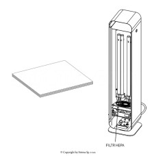 Filtry HEPA 10 do dezinfekčních lamp UV-C STERILON FLOW Filtry HEPA 10 do dezinfekčních lamp UV-C STERILON FLOW