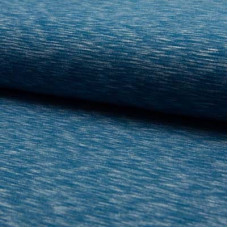 Pletenina s žíhaným efektem - petrolejová