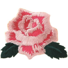 Nažehlovačka růže růžový květ 4,8 x 4,6 cm Monoquick Nažehlovačka růže růžový květ 4,8 x 4,6 cm Monoquick