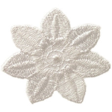 Nažehlovačka Krajkový květ bílý 3,6 x 3,6 cm Monoquick Nažehlovačka Krajkový květ bílý 3,6 x 3,6 cm Monoquick