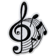 Nažehlovačka noty 3,5 x 4 cm Monoquick Nažehlovačka noty 3,5 x 4 cm Monoquick