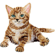 Nažehlovačka Mourovatá kočička 6 x 5,5 cm Monoquick Nažehlovačka Mourovatá kočička 6 x 5,5 cm Monoquick