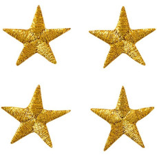 Nažehlovačka Zlaté hvězdičky 4 ks 1,7 cm Monoquick