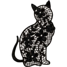 Nažehlovačka krajková kočka 2,5 x 4 cm Monoquick Nažehlovačka krajková kočka 2,5 x 4 cm Monoquick